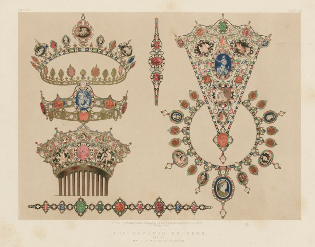 INTERNATIONAL EXHIBITION. The Devonshire gems - Mr C F Hancock, London 1862